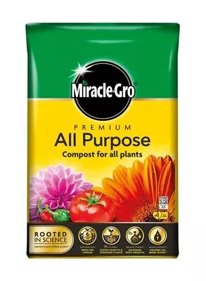 Miracle Gro All Purpose Enriched Compost 40L Home Garden Planting Growing Soil • £12.99