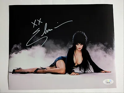 ELVIRA Signed 8x10 Photo Autograph Horror Scream Queen BAS JSA COA • $115