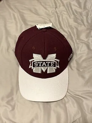 Mississippi State Fitted Baseball Hat.  New With Tags.  Adidas. M/L. • $8.25