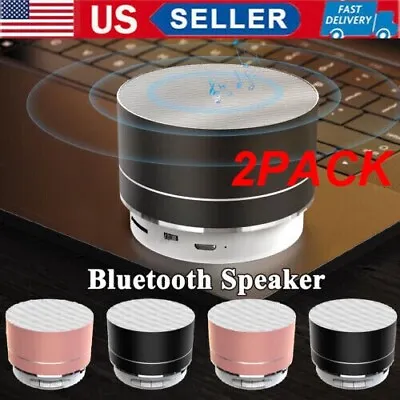 Mini Portable Bluetooth Speaker Rechargeable Wireless Stereo Bass USB/TF/FM Mode • $6.49