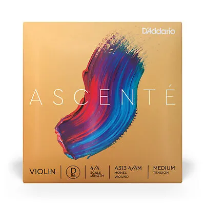 D'Addario Ascenté Violin D String 4/4 Scale Medium Tension • $12.99