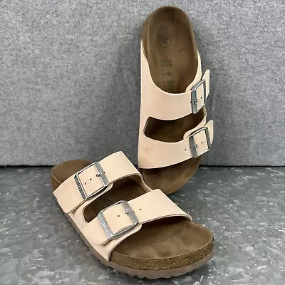 Birkenstock Womens Arizona Sandals Vegan Leather Birko Flor Pink 7 US 38 EU • $64.99