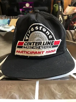 $29.99 • Buy New 1988 NHRA Firestone Center Line E.T. Drag Racing Series Participant Cap Hat