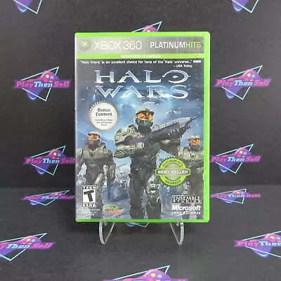 Halo Wars Xbox 360 Platinum Hits - Game & Case • $15.95