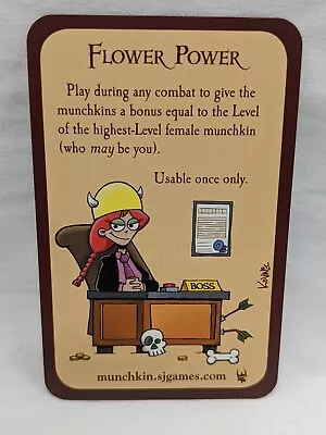 Munchkin Flower Power Promo Card • $10