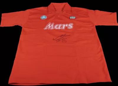 Diego Maradona Signed Napoli Away Red Jersey • $1500