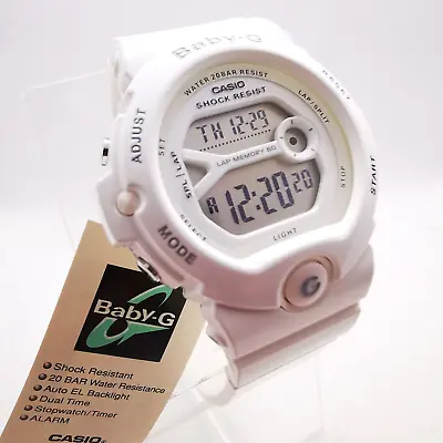 £64.99 • Buy New Casio G-Shock Baby-G Ice White Digital Ladies Watch 200m WR BG-6903-7BER