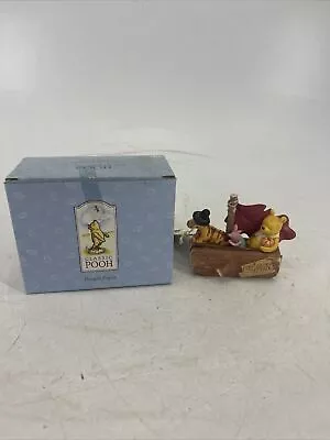 Midwest Of Cannon Falls Happy Thanksgiving Figurine Hinged Hinged Mayflower Boat • $26.99