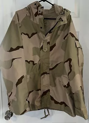 US Military Parka Coat Cold Weather Desert Camouflage SP0100-00-D-4016 XL Reg • $44.96