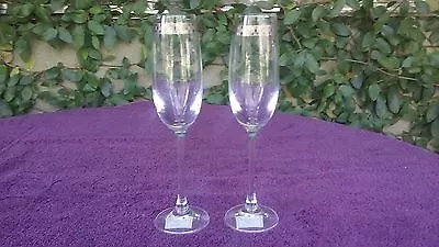 Miller Rogaska Crystal Checkered Accent Wine Champagne Flute Reed & Barton 9.25  • $63