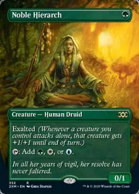 MTG Borderless Noble Hierarch Near Mint Normal Double Masters • $18.99