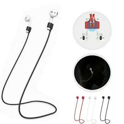 $2.48 • Buy Magnetic Silicone Anti-Lost Loop Sport Strap Rope For Airpods Bag Earphone K9S5