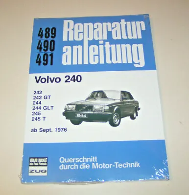 Repair Manual Volvo 240 - 242 242 Gt 244 244 Glt 245 245 T - Since 1976 • $40.22