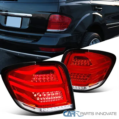 [Full LED] Fits 06-11 Mercedes Benz W164 ML-Class Red Tail Lights Brake Lamps • $235.95