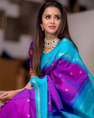 $84.69 • Buy Pakistani Designer Wedding Saree Blouse Ethnic Bollywood Sari Party Wear Indian