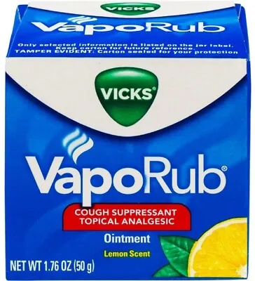 Vicks Vaporub Lemon Scent Ointment 1.76 Oz • $5.99