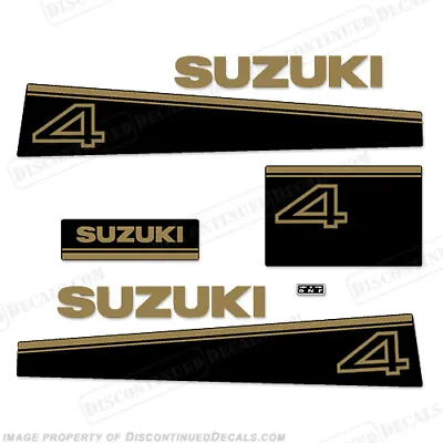 Fits Suzuki 4hp DT4 Decal Kit - Late 80's To Early 90's • $54.95