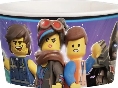 Lego Movie 2 Awesome Toy Theme Kids Birthday Party 9.5 Oz. Paper Snack Cups • $7.99