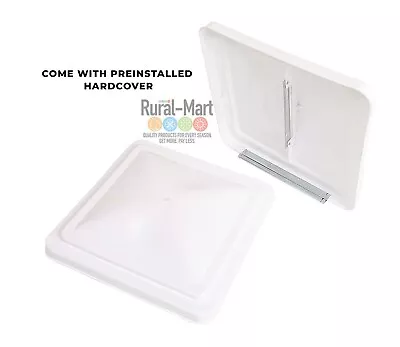 14  Universal RV Trailer Camper Motorhome (White 2 Pack) Roof Vent Cover • $17.90