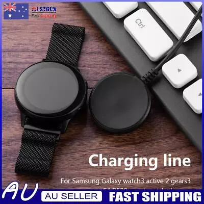 Replacement USB Charging Cable For Samsung Galaxy Watch3 Active 2 GearS3 S4 R500 • $10.89