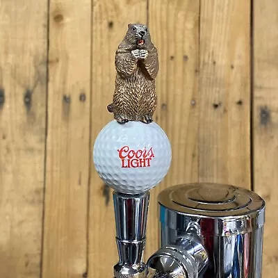 Caddyshack Golf Mini Beer TAP HANDLE Coors Light Ball Gopher Short • $44.99