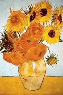 Trends Poster Sunflowers By Vincent Van Gogh Poster - 22  X 34  New • $10.97