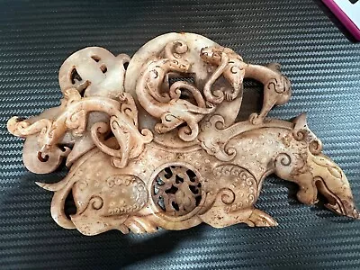 Gorgeous Large Ming Dynasty Jade Carving • $1999