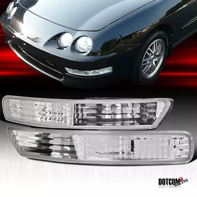 Fit 1998 1999 2000 2001 Acura Integra Clear Bumper Lights Signal Parking Lamps • $31.99