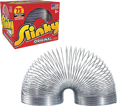 The Original Slinky Walking Spring Toy Metal Slinky 1-Pack Multi-color • $7.90