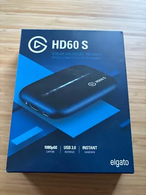 Elgato HD60 S Game Capture Card (HDMI Cables Included) • £23.22