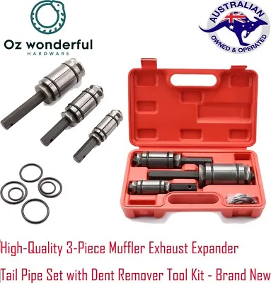 3pcs Muffler Exhaust Expander Tail Pipe Set Pipe Dent Remover Expander Tool Kit  • $39.99