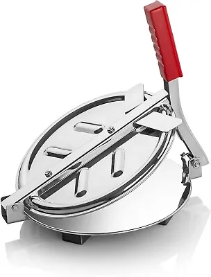 Stainless Steel Puri Maker Tortilla Maker Taco Press Roti Chapati Maker 7.5 Inch • £16.99