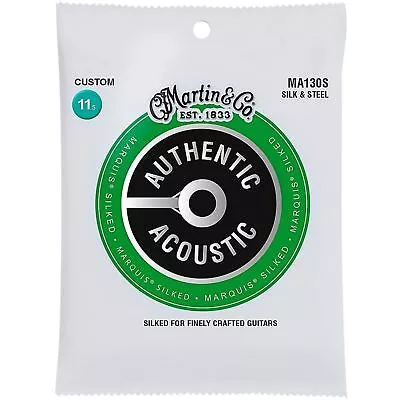 Martin MA130S Authentic Acoustic Marquis Silked Guitar Strings Silk And Steel • $12.95