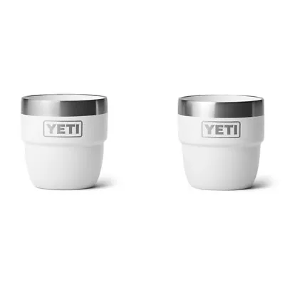 YETI - Rambler 4oz (118ml) Stackable Espresso Cups (2 Pack) - White • £30