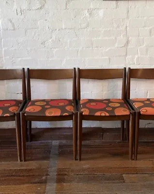 6 Vintage Danish Dining Chairs • $1600