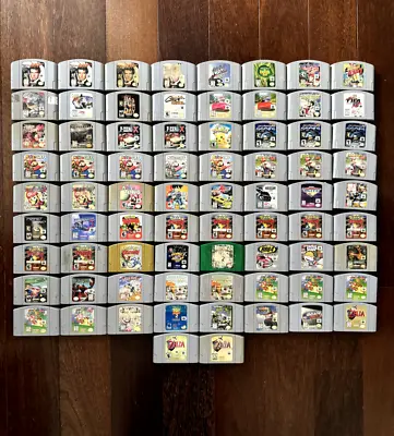 Authentic Nintendo 64 N64 Video Games Collection Pick And Choose Your Favorites • $16.99