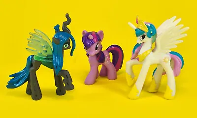 My Little Pony Royal Surprise Set 3 Figures - Queen Chrysalis Princess Celestia • $44.99