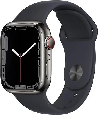 Apple Watch Series 7 45mm GPS + Cellular Stainless Steel All Colors - Good • $205