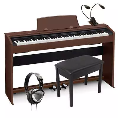 Casio Privia PX-770 Digital Piano - Brown COMPLETE HOME BUNDLE • $819.99