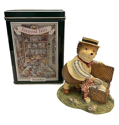 $31.20 • Buy Villeroy & Boch Foxwood Tales Willy’s Dad Hedgehog Picnic At Foxwood Figurine