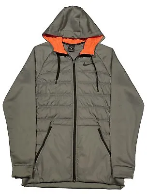 Nike THERMA Dri-Fit Insulated Hooded Puffer  Jacket  Mens S  Sty# 864103 MINT!!! • $29.99