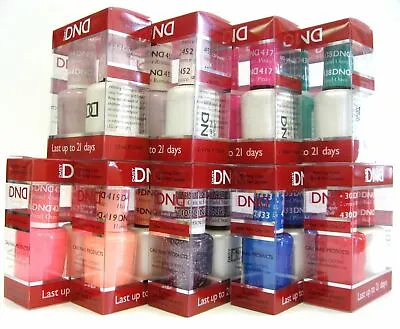 DND Gel Polish Duo Gel & Polish Set #401 - 645 LED/UV .5 Oz 15 Ml - Pick Any • $9.99