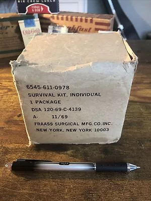 Vietnam War Era Survival Kit Individual EMPTY Factory-original  Box • $49.99