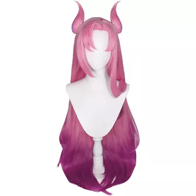 Cosplay Wig Women 100cm Long Straight Mixed Color Wig • $29.67