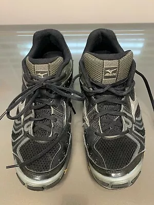 Mizuno Wave Bolt 2 Volleyball Shoes Womens Size 9  9KV-38605 Black Gray   • $24.84