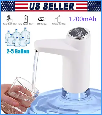 Water Bottle Switch Pump Electric Automatic Universal Jug Dispenser 5 Gallon USB • $9.99