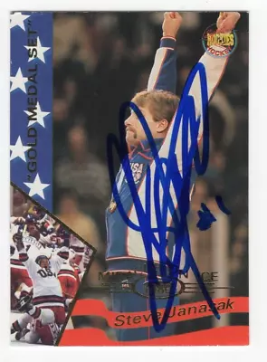1995 Signature Rookies 1980 Miracle On Ice #16 - Steve Janaszak Autograph - TTM • $19.99