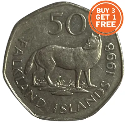 50p -fifty Pence- Falkland Island - Choice Of Date From 1980-1998 • £4.29