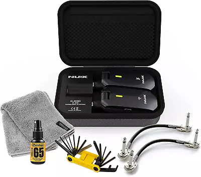 NUX C-5RC Wireless Guitar System 5.8Ghz Transmitter And Receiver Auto Match Cha • $237.99