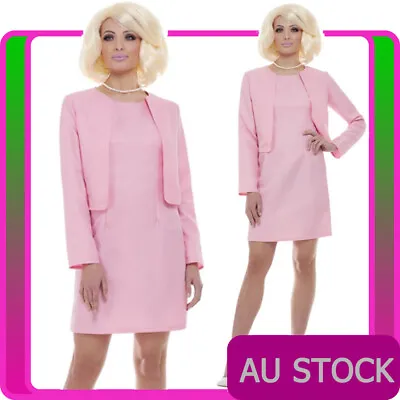 Thunderbirds Lady Penelope Costume Adults Pink 1980s TV Show Fancy Dress  • £35.35